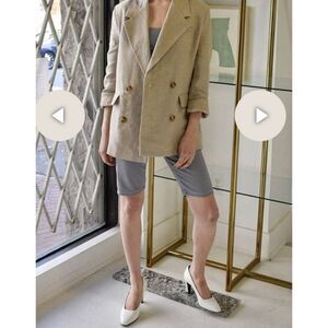 Rita Row Gingham Biker Shorts Size Small NWT